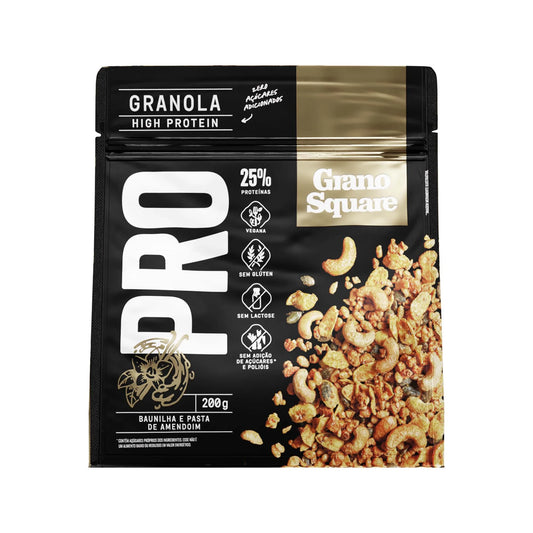 Granosquare PRO | Baunilha e pasta de amendoim